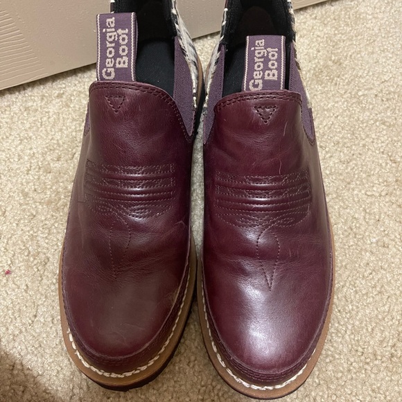 Georgia Boot Shoes - Women’s Purple Fashion Georgia Boots